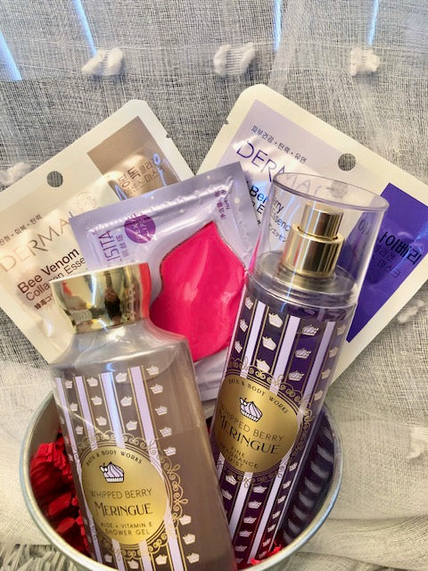 Spring Special Mystery Surprise Bath & Body Works, Facial Mask/Sheet, Steam Eye Mask, Lip Mask Korean Beauty K Beauty Care 6 pc Gift Set $19.99