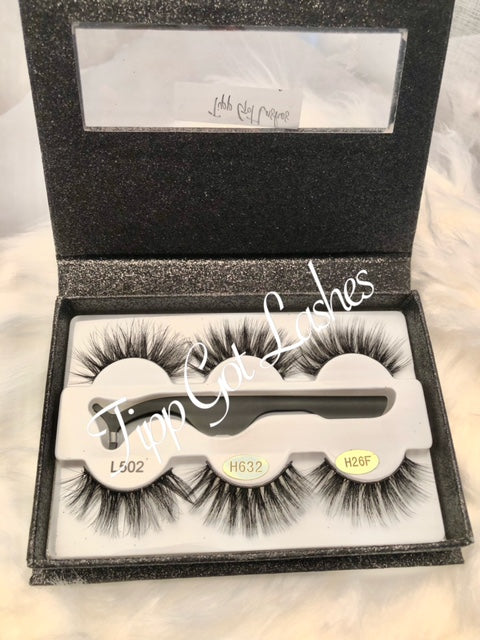 3 Pair Lash Book with Applicator **Limited Supply**