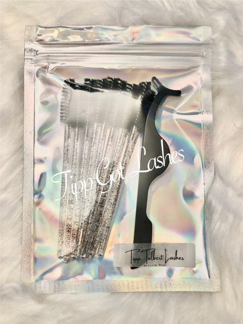 Lash accessory: Stainless Steel applicator and spoolie
