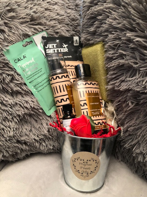 Bath and Body Works 10 Piece Self Care Gift Set Honeysuckle and Peach Spritz Champagne Toast Face/Foot Masks **Limited Time-FREE GIFT**