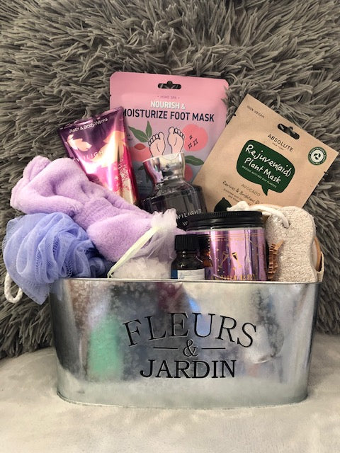 Bath and Body Works Twilight Woods Spa Pampering Gift Set – 12 piece Body Cream Shower Gel Candle Face and Foot Mask Body Brush Spa Headband