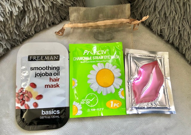 Self Warming Eye Mask Lip Mask Jojoba Oil Hair Mask 4 piece Combo Set Korean Beauty*Limited Time-FREE GIFT**