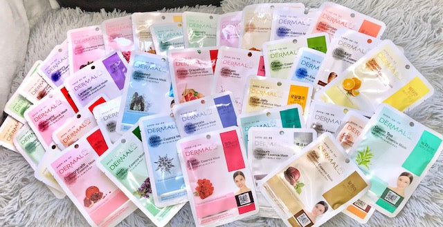 Mystery Surprise Korean Beauty Skincare Pak Korean Facial Sheet Masks K Beauty 5 Piece Gift Set